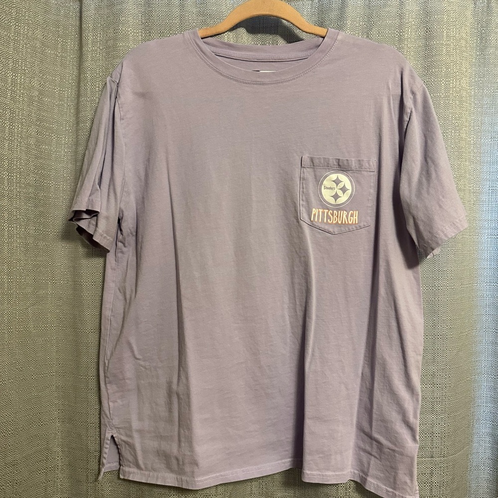 Ladies Purple Steelers T-Shirt